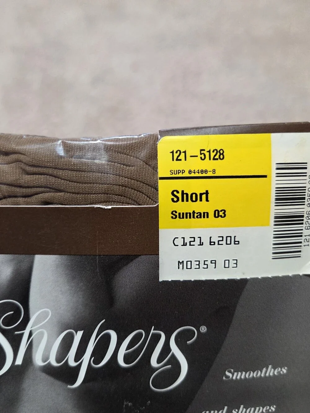 Vintage Subtle Shapers Suntan Short 121 Control Panty Lycra Leg Pantihose